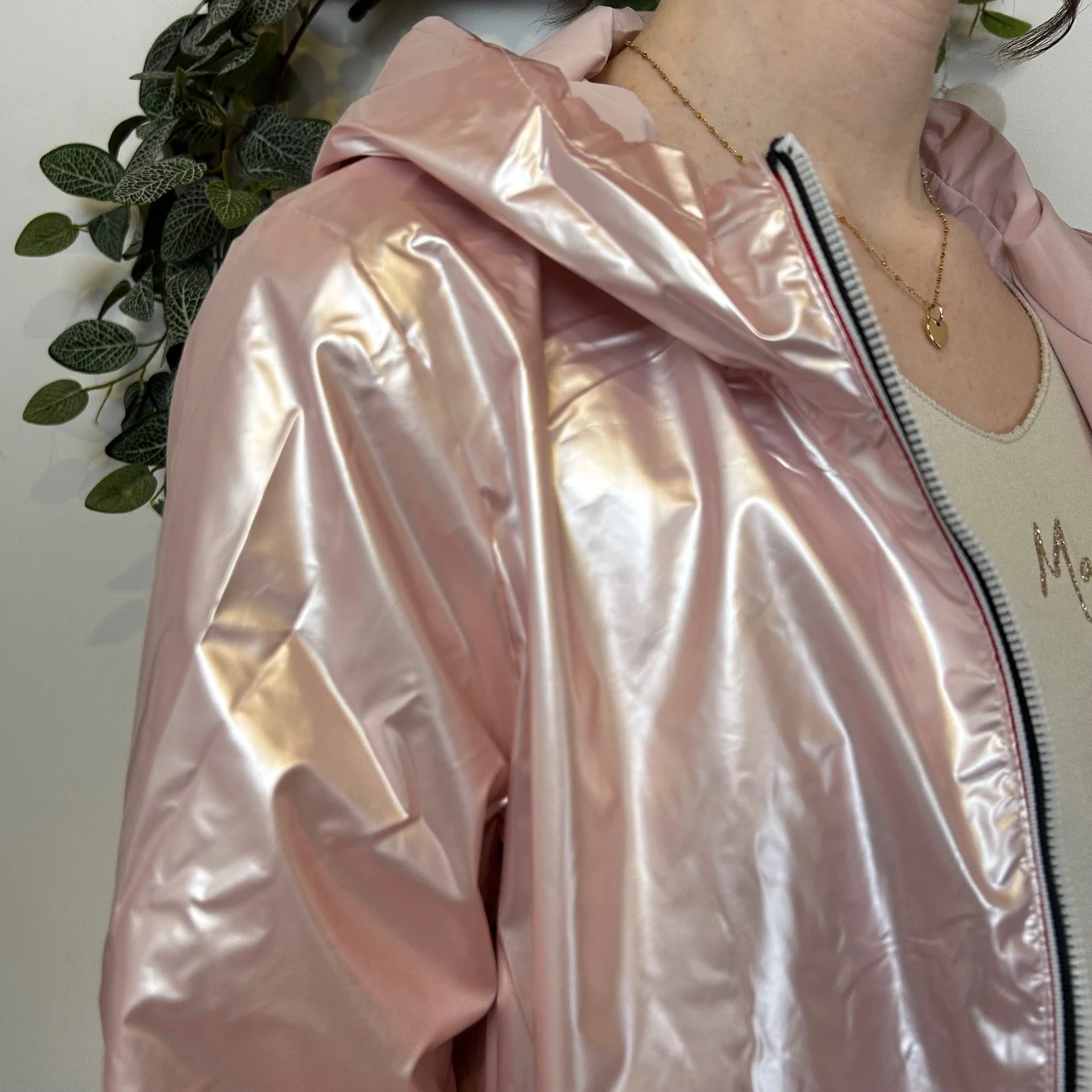 K029- Imper réversible (T36-T42) - rose-pale - 42