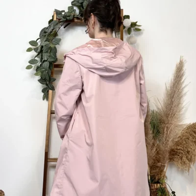 K029- Imper réversible (T36-T42) - rose-pale - 42