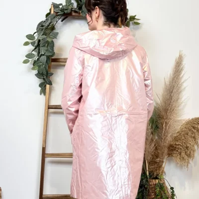 K029- Imper réversible (T36-T42) - rose-pale - 42