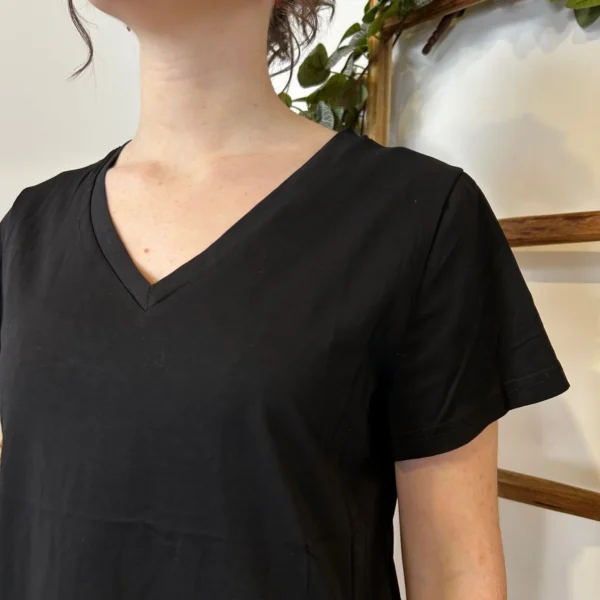 PT963- T-shirt Uni (T36-T40) - noir - 40