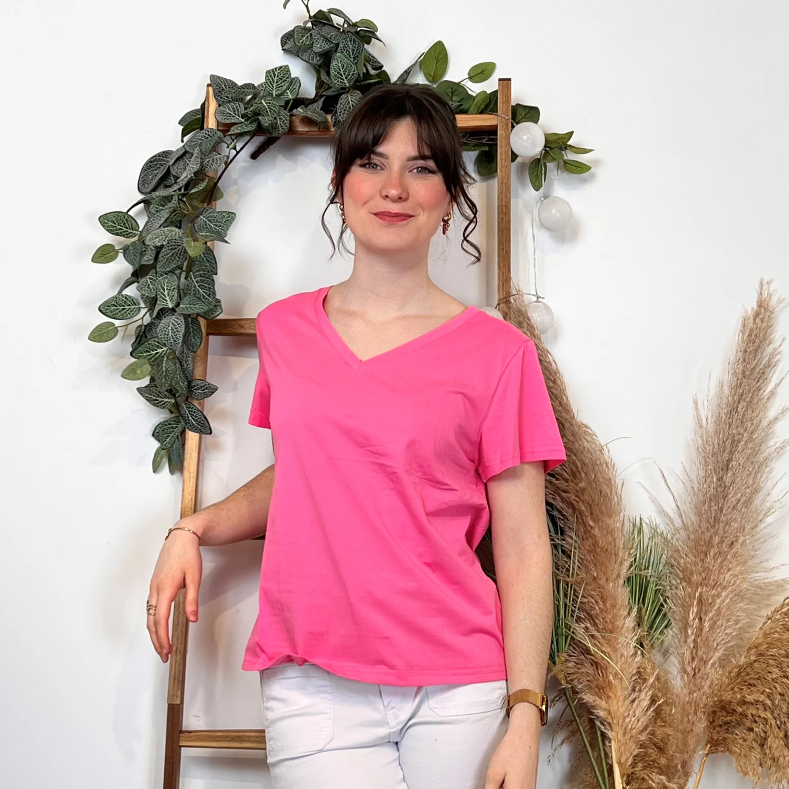T-shirt Uni (T36-T40) - fuchsia - 40