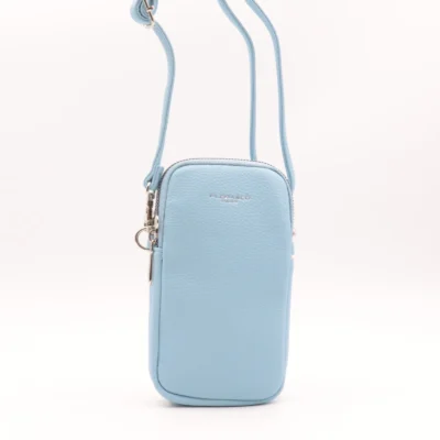 P420- Pochette Téléphone - bleu-ciel - sans-taille