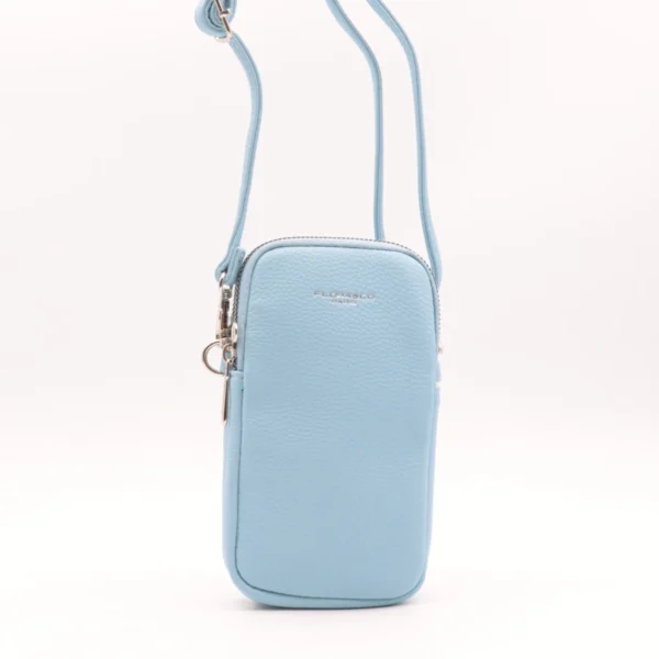P420- Pochette Téléphone - bleu-ciel - sans-taille
