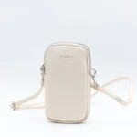 Pochette Téléphone double zip Flora & Co - ecru-ivoire - sans-taille