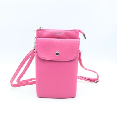 P528- Pochette Téléphone - fuchsia - sans-taille
