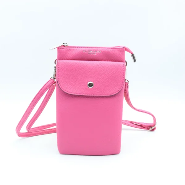 P528- Pochette Téléphone - fuchsia - sans-taille