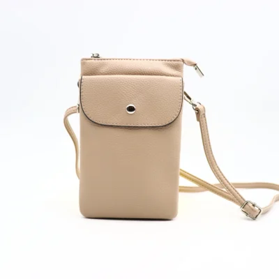 P528- Pochette Téléphone - beige - sans-taille