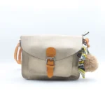 Sac cartable vintage - Flora & Co - dore - sans-taille