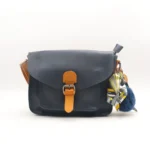 Sac cartable vintage - Flora & Co - marine - taille-unique