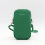 Pochette Téléphone double zip Flora & Co - vert-bresil - sans-taille