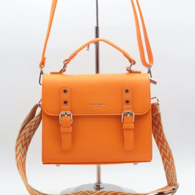 P425- Sac cartable Flora & Co - orange - sans-taille