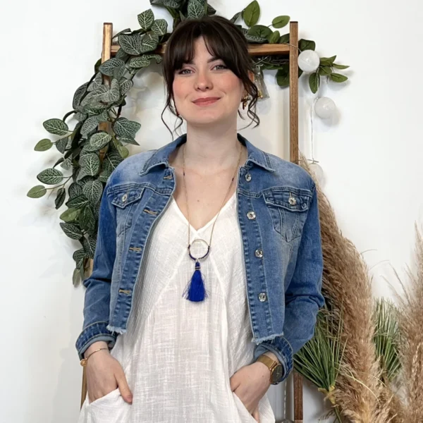 K350- Veste courte Jean Voggo (T36-T44) - denim - 44