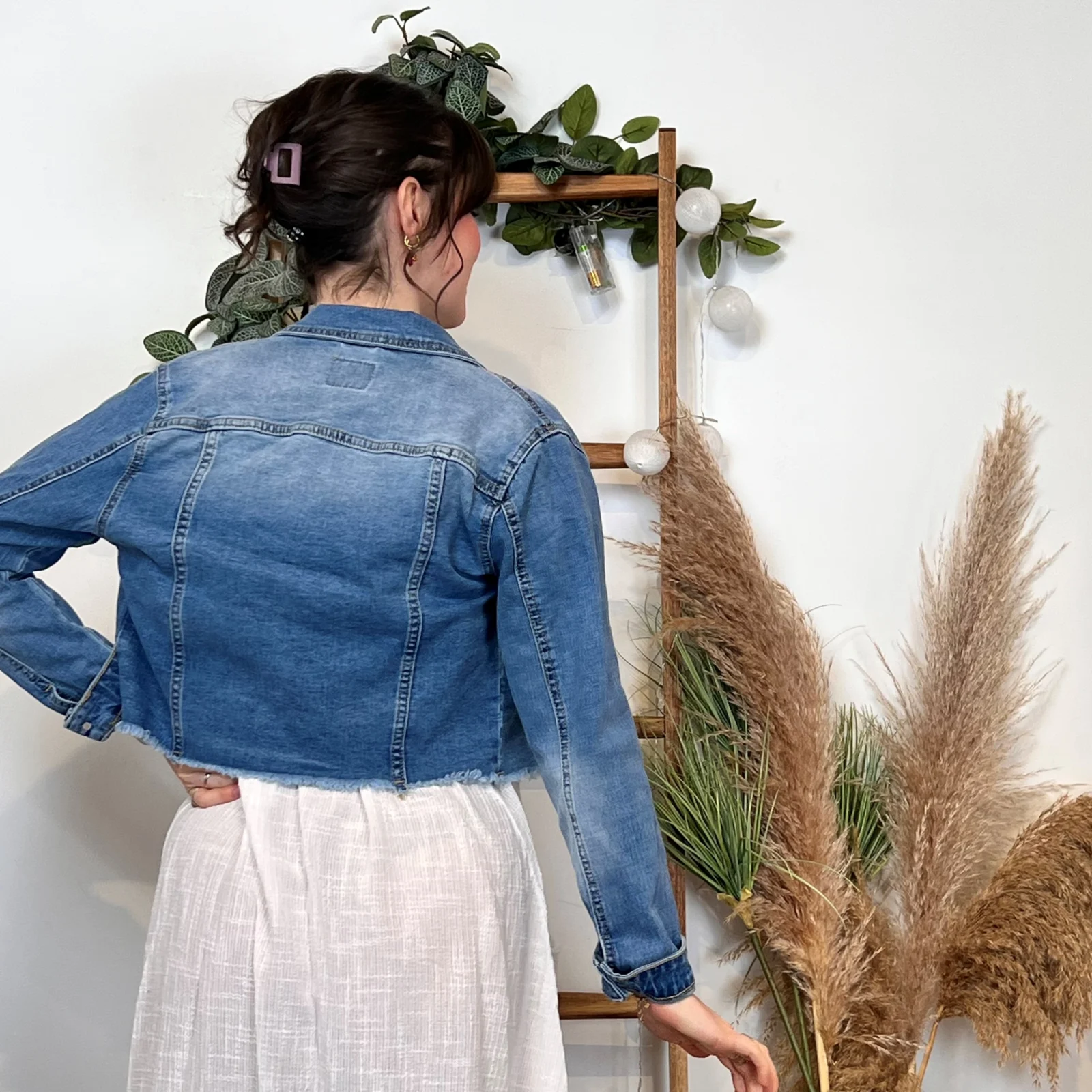 K350- Veste courte Jean Voggo (T36-T44) - denim - 44