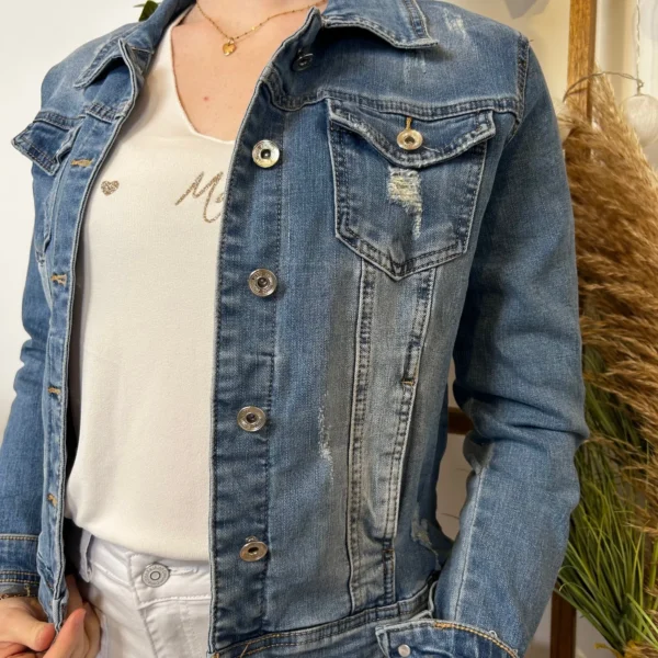 J892- Veste Jean Voggo (T36-T44) - denim - 44