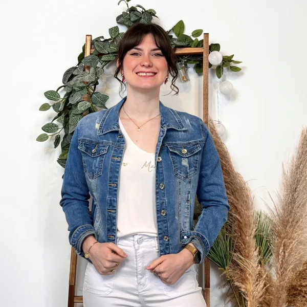 J892- Veste Jean Voggo (T36-T44) - denim - 44