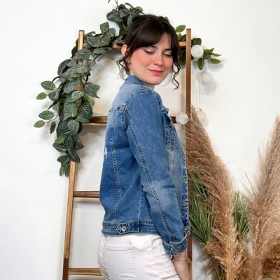 J892- Veste Jean Voggo (T36-T44) - denim - 44