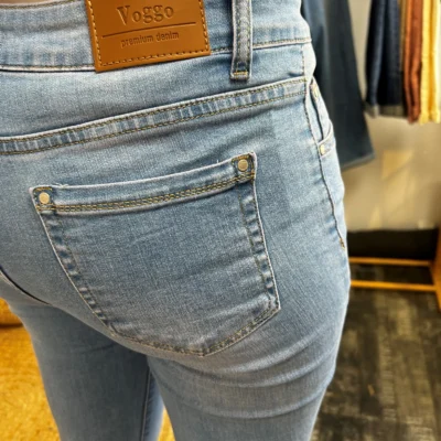 O601- Pantacourt Voggo (T36-T44) - denim - 44