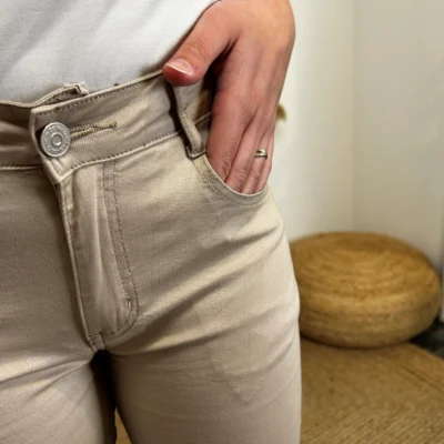 P203- Pantacourt Voggo (T36-T44) - beige - 44