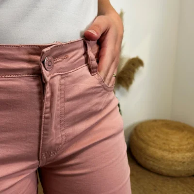 P199- Pantacourt Voggo (T36-T44) - rose-poudre - 44