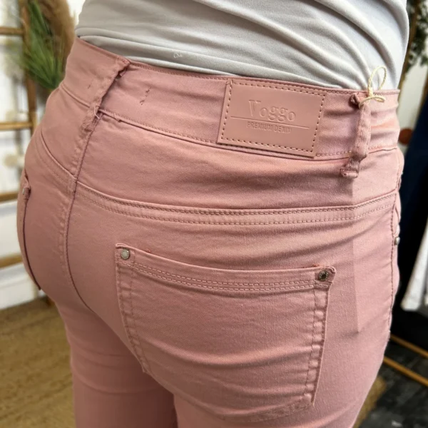 P199- Pantacourt Voggo (T36-T44) - rose-poudre - 44