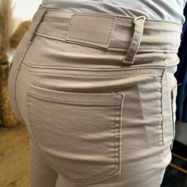 N005- Jean Flare Voggo (T36-T44) - beige - 44