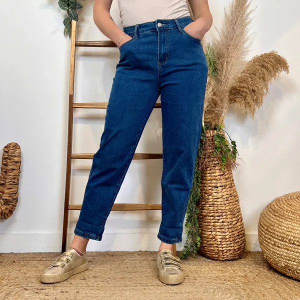 N021- Jean Mom (T36-T44) - denim - 44