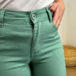 Jean coupe Slim Voggo (T36-T44) - vert-deau - 44