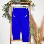Pantacourt stretch confort T38-T52 - bleu-royal - 58