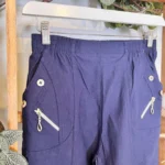 Pantacourt stretch confort T38-T52 - marine - 58