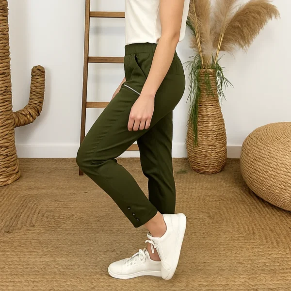 T545- Pantalon Confort JST (T38-T52) - kaki - 58