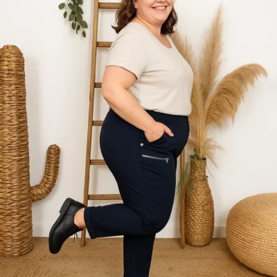 T545- Pantalon Confort JST (T38-T52) - marine - 58