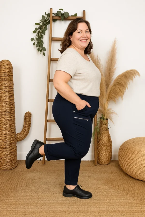 T545- Pantalon Confort JST (T38-T52) - marine - 58