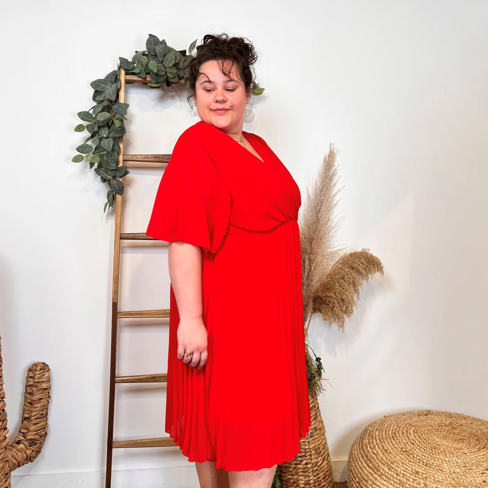 Z342- Robe C'Mélodie plissée 🇮🇹