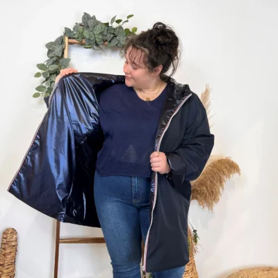 K018- Imper réversible (T42-T50) - marine - 50