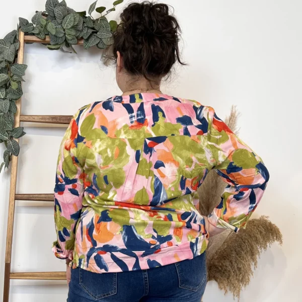 Z770- Tunique « Aquarelle » (T44-T52) - marine - 52