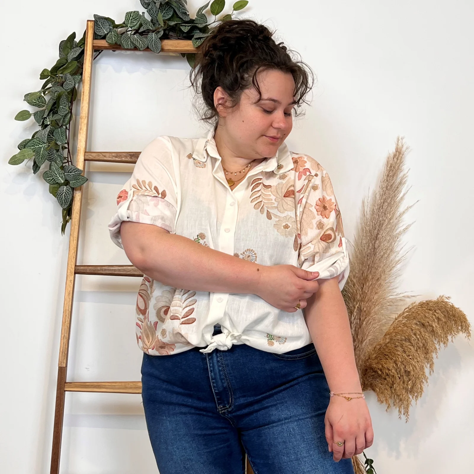 K328- Chemise Florale (GT) 🇮🇹