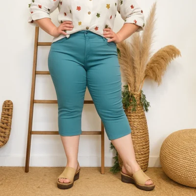 P115- Pantacourt Voggo (T42-T50) - vert-celadon - 50