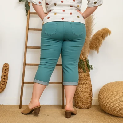 P115- Pantacourt Voggo (T42-T50) - vert-celadon - 50