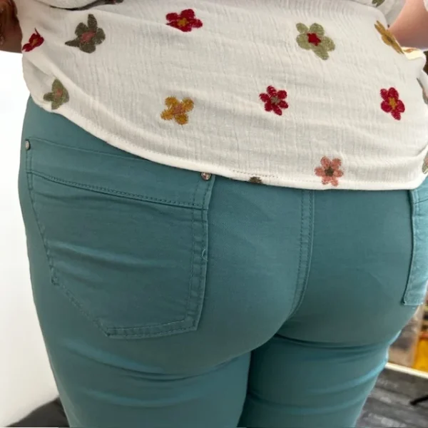 P115- Pantacourt Voggo (T42-T50) - vert-celadon - 50