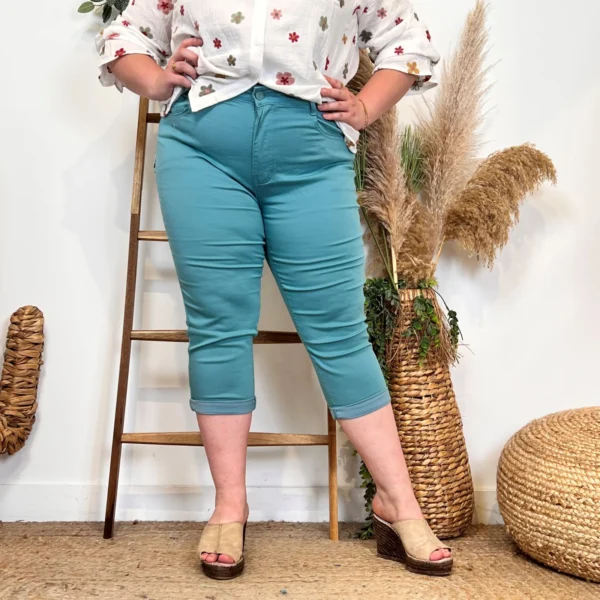 P115- Pantacourt Voggo (T42-T50) - vert-celadon - 50