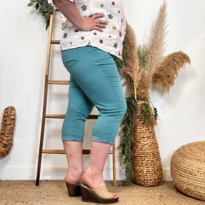 P115- Pantacourt Voggo (T42-T50) - vert-celadon - 50