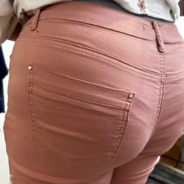 P198- Pantacourt Voggo (T42-T50) - rose-poudre - 50