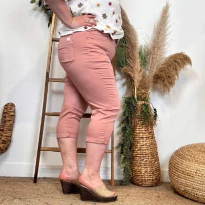 P198- Pantacourt Voggo (T42-T50) - rose-poudre - 50