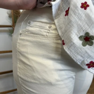 P198- Pantacourt Voggo (T42-T50) - ecru - 50