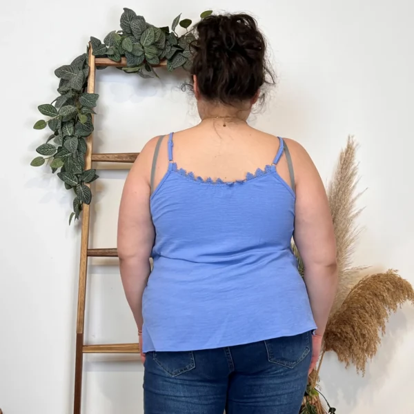 K947- Débardeur Christy (T44-T52) - bleu-ciel - 52