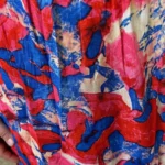 L342- Robe longue By One (T40-T48) - rouge-bleu - 48