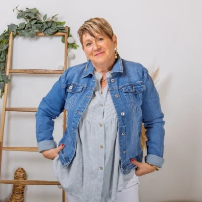 K222- Veste Jean Voggo (T40-T48) - denim - 48