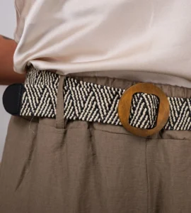 Pantalon court Coupe Flare (Tu) - taupe - taille-unique