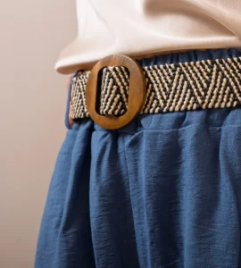 Pantalon court Coupe Flare (Tu) - bleu-jeans - taille-unique