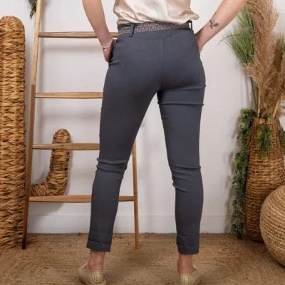 L749- Pantalon Stretch (T36-T50) - gris - 50